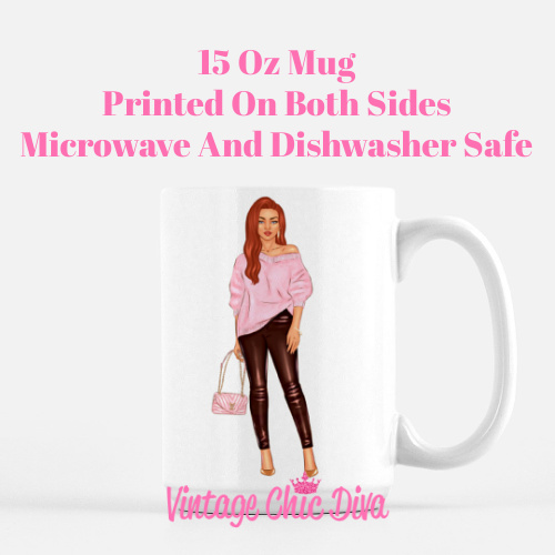 Fall Handbag Girl7 Coffee Mug-