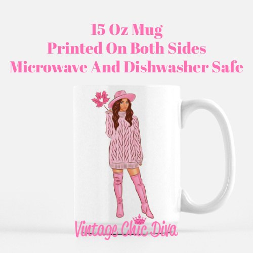 Fall Love Girl3 Coffee Mug-