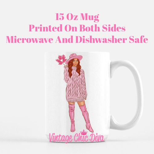 Fall Love Girl5 Coffee Mug-