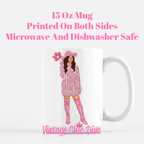 Fall Love Girl7 Coffee Mug-