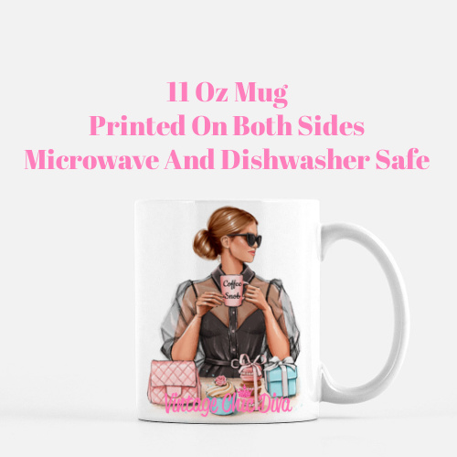 Fashion Cafe Girl7 Coffee Mug-