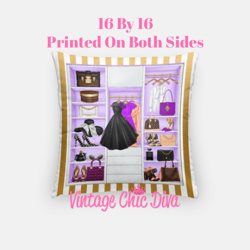 Fashion Closet12 Pillow Case-