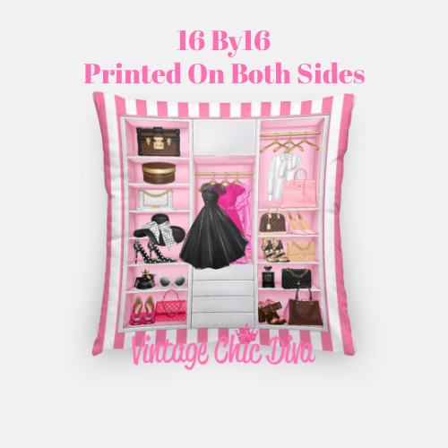 Fashion Closet3 Pillow Case-