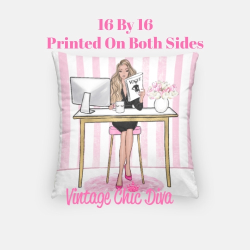 Fashion Girl Boss7 Pillow Case-