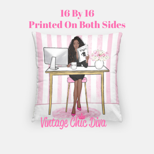 Fashion Girl Boss8 Pillow Case-