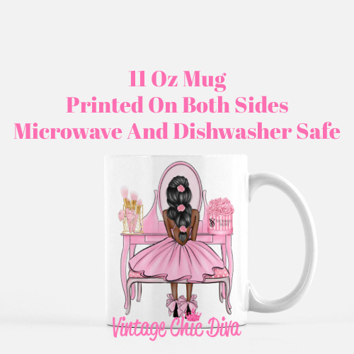 Flower Vanity Girl28 Coffee Mug-
