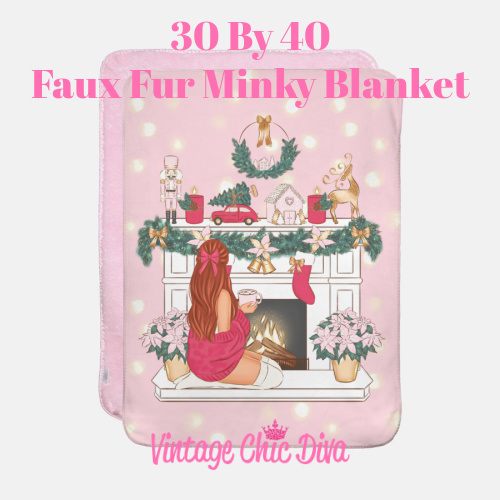Girly Christmas Set17 Blanket-