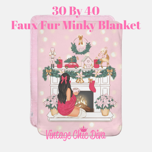 Girly Christmas Set19 Blanket-