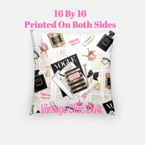 Girly Fashion34 Pillow Case-