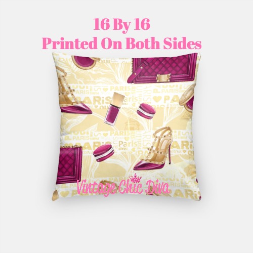 Girly Fashion44 Pillow Case-