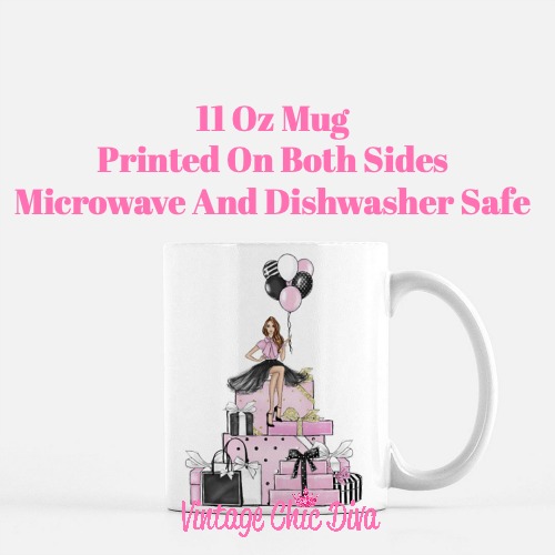Glam Birthday Girl12 Coffee Mug-
