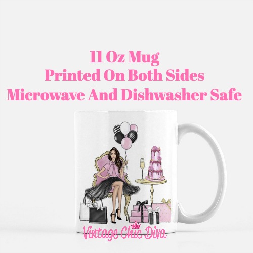 Glam Birthday Girl18 Coffee Mug-
