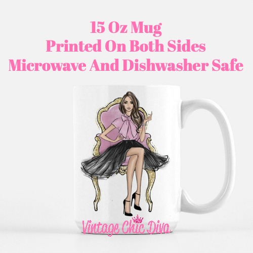 Glam Birthday Girl1 Coffee Mug-