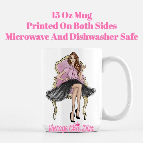 Glam Birthday Girl2 Coffee Mug-