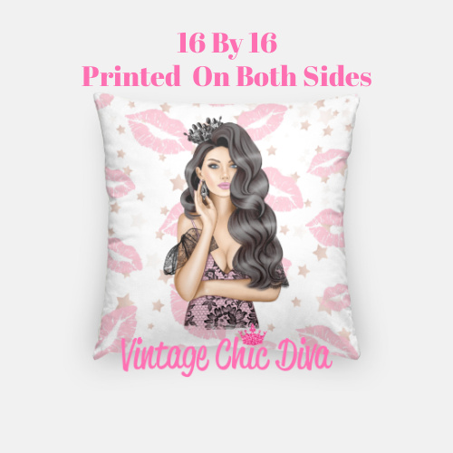 Glam Girl5 Pillow Case-