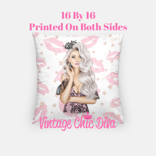 Glam Girl6 Pillow Case-