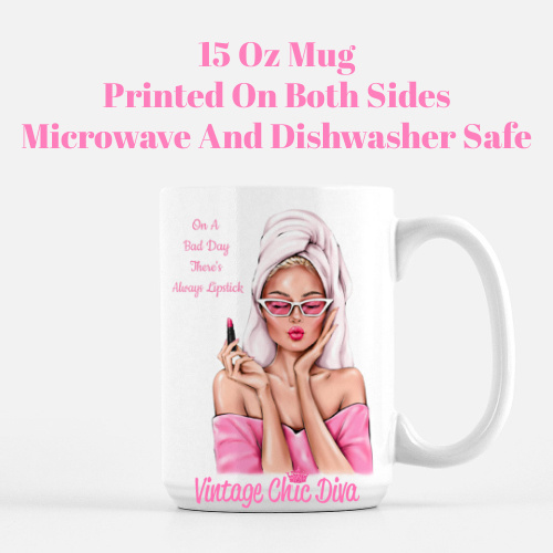 Lipstick Girl1 Coffee Mug-