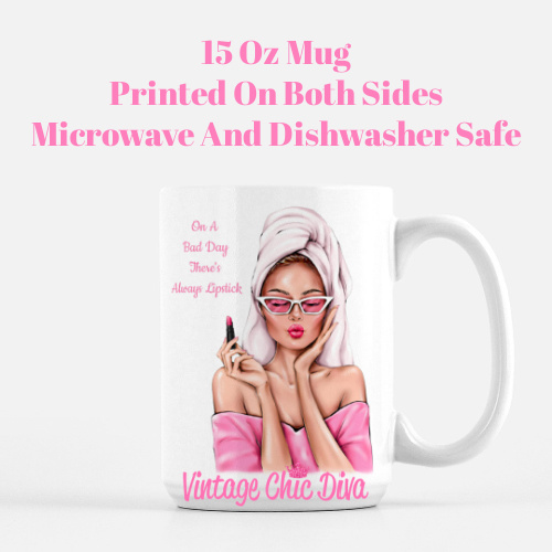 Lipstick Girl2 Coffee Mug-