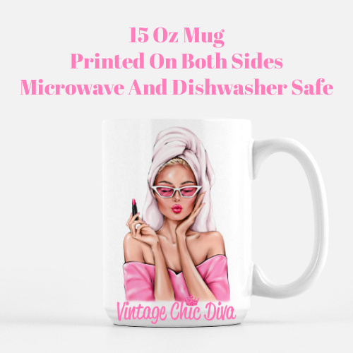 Lipstick Girl4 Coffee Mug-