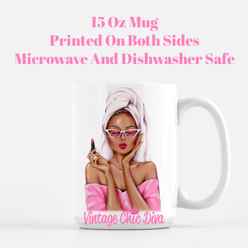 Lipstick Girl6 Coffee Mug-