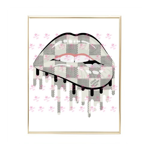 Louis Vuitton Lips Drip1 Wh Bg-