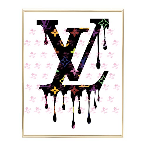 1-1/2 Wide Famous Pink and Off White Designer LV Louis Vuitton Logo G –  YourRibbonStore