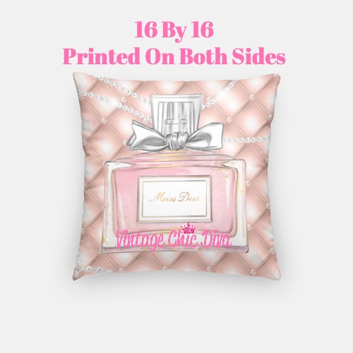 Miss Dior Perfume2 Pillow Case-