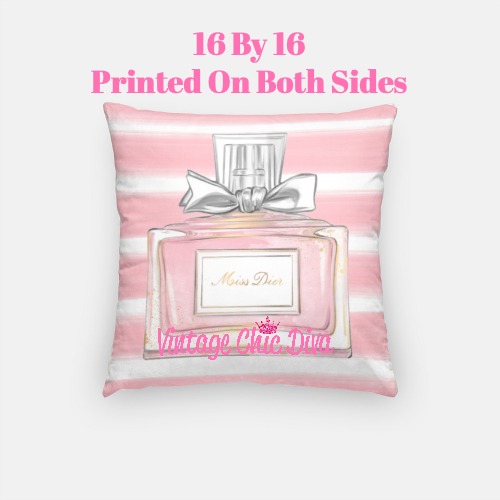 Miss Dior Perfume3 Pillow Case-