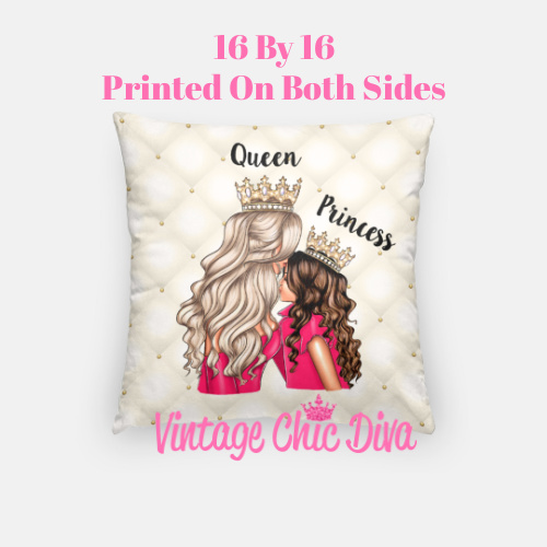 Mom Daughter4 Pillow Case-