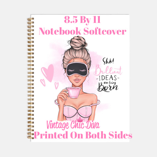 Morning Coffee Girl2 Notebook-