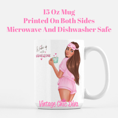 Morning Coffee Girl7 Coffee Mug-