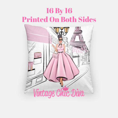 Paris Girls10 Pillow Case-