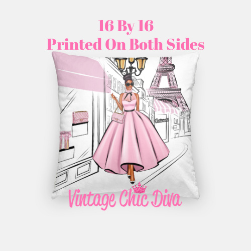 Paris Girls11 Pillow Case-