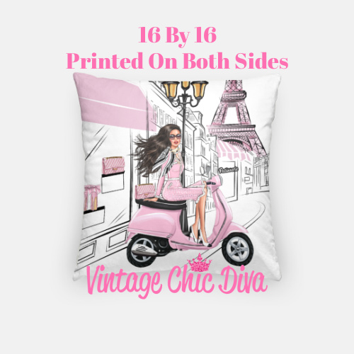 Paris Girls1 Pillow Case-