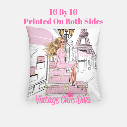 Paris Girls4 Pillow Case-