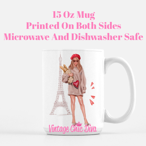 Paris Love Girl1 Coffee Mug-