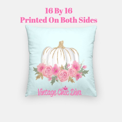 Pastel Pumpkins10 Pillow Case-