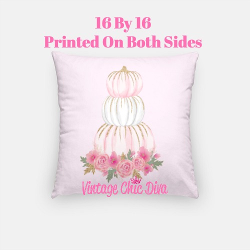 Pastel Pumpkins13 Pillow Case-
