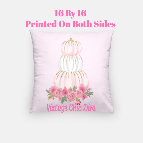 Pastel Pumpkins13 Pillow Case-