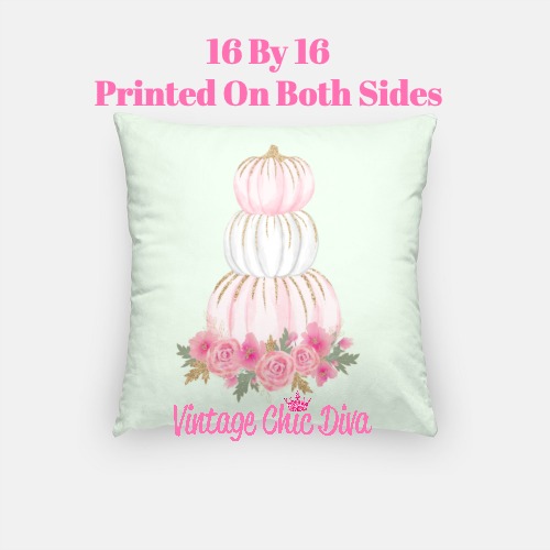 Pastel Pumpkins14 Pillow Case-