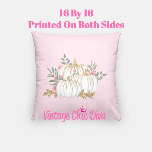 Pastel Pumpkins5 Pillow Case-