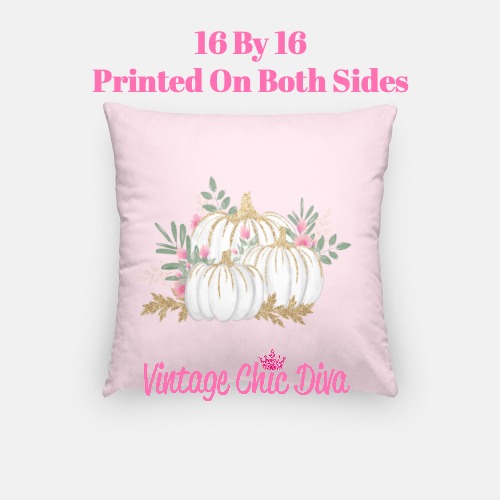 Pastel Pumpkins5 Pillow Case-