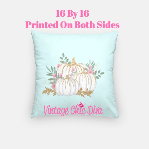 Pastel Pumpkins6 Pillow Case-