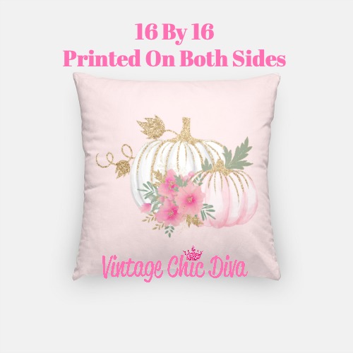 Pastel Pumpkins7 Pillow Case-