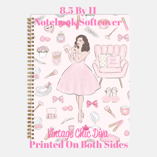 Pink Beauty Girl2 Notebook-