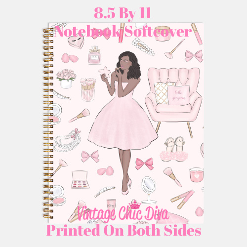 Pink Beauty Girl4 Notebook-