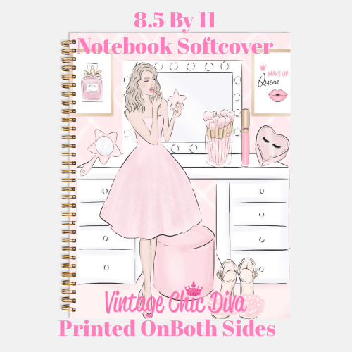 Pink Beauty Girl5 Notebook-