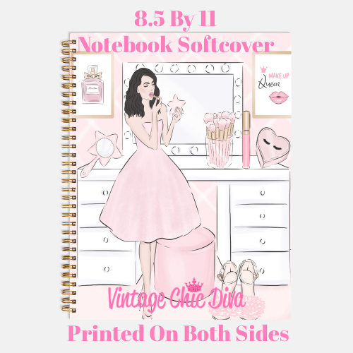 Pink Beauty Girl7 Notebook-