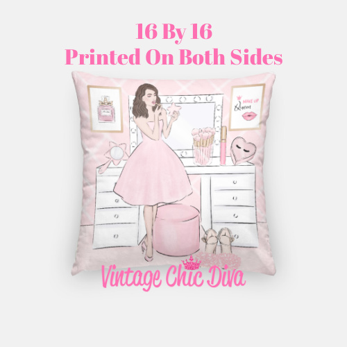 Pink Beauty Girl7 Pillow Case-
