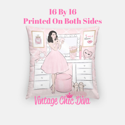 Pink Beauty Girl8 Pillow Case-